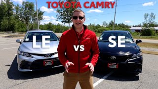 2021 Toyota Camry LE vs SE  Which one is right for you [upl. by Winters865]