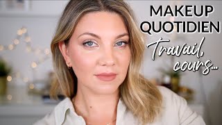 MAQUILLAGE QUOTIDIEN POUR LE TRAVAIL ALLER EN COURS ETC Tuto Makeup facile débutant ✨ [upl. by Ikilisav]