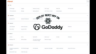 Deploy Your React App on GoDaddys Domain in Just 5 Minutes  2023 GoDaddy Tutorial [upl. by Errised]