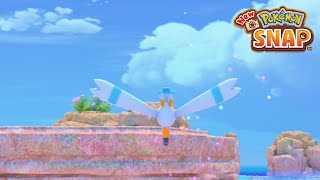 New Pokemon Snap  Wingull LooptheLoop 3 Star Wingull  LenTalk Request Blushing Beach Day [upl. by Ellasal]