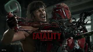 MK11 Rambo All Fatal Blow Fatality On Sektor Cyrax [upl. by Madelyn]