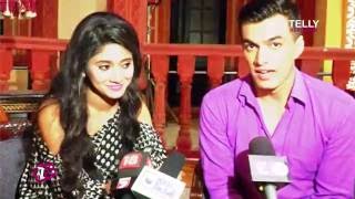 Naira Kartik aka Shivangi Joshi amp Mohsin Khan Interview  Yeh Rishta Kya Kehlata Hai  On Location [upl. by Nehr]