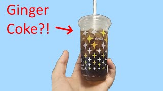 New  McDonald’s Japan Drink – Coke Dry Ginger Review [upl. by Nannoc]