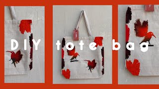 DIY TOTE BAG ft art by manahil [upl. by Pawsner]