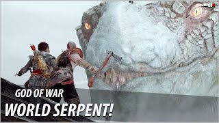 Kratos amp Atreus Meet the World Serpent for the First Time  God of War  What Did He Say [upl. by Anrahc395]