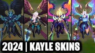 ALL KAYLE SKINS SPOTLIGHT 2024  League of Legends [upl. by Morrissey]