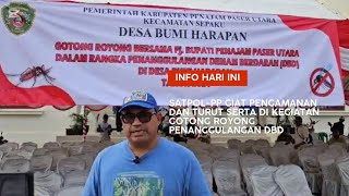 Kegiatan Gotong Royong bersama Pj Bupati PPU Dalam Rangka Penanggulangan DBD di Sepaku [upl. by Britt308]