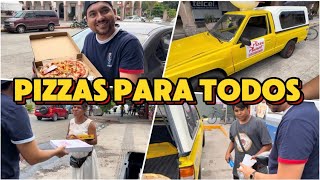 quotRepartiendo Alegría con la Camioneta de PIZZA PLANETA ¡PIZZAS para los que Más lo Necesitanquot [upl. by Suirred46]