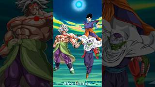 Omni Broly vs Gohan amp Piccolo battle who is strongest dbs dbz shorts [upl. by Olenolin]