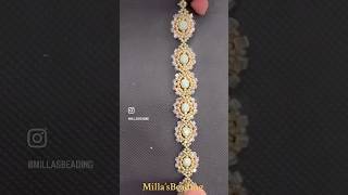 beadsjewellery beadingtutorials artesanato [upl. by Arze]