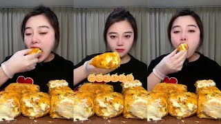 The BEST Tiramisu Cake Eating Dessert Mukbang Eating Tiramisu [upl. by Mollee]