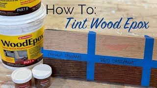 How To Tint Wood Epox  Window Wednesday Live [upl. by Anama]