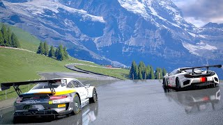 MOUNTAIN RUN 720HP Porsche 992 GT3 Cup  Eiger Nordwand Max Graphics  3D Trees [upl. by Merton807]