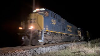 2 CSX SD70MACs vs 14233 Tons…  10192024 [upl. by Rebor414]