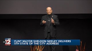 Flint Mayor Sheldon Neeley delivers 5th State of the City Address [upl. by Mihe679]