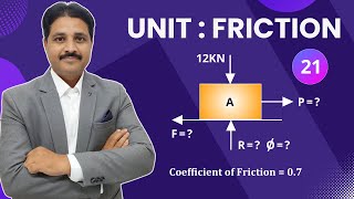 FRICTION SOLVED PROBLEMS IN ENGINEERING MECHANICS IN HINDI LECTURE 21 TIKLESACADEMYOFMATHS [upl. by Ogaitnas958]