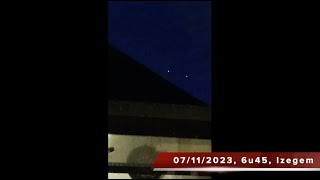 UFO Izegem Belgium 07112023 [upl. by Alleras]