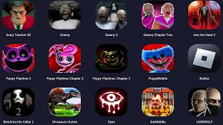 Poppy Playtime 321Granny 123Scary Teacher 3DDark RiddleSlendrina The Cellar 2 [upl. by Asilav651]