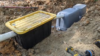 20 Tote septic system for your cabinRV cheap amp easy [upl. by Averir]