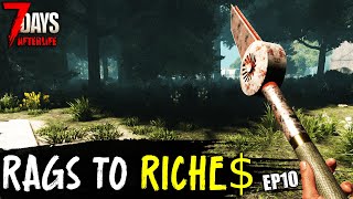 Rags to Riches EP10 Chalcopiryte and Casiteretete  7 Days to Die [upl. by Melisse]