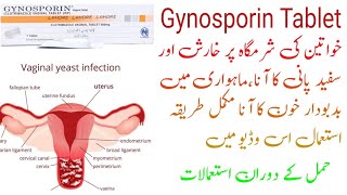 gynosporin tablet in pregnancy  clotrimazole 500mg  How to use  side effects [upl. by Hellene]