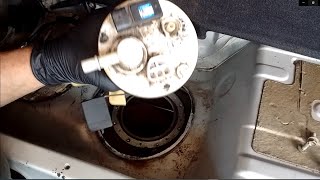 How To Remove The Fuel Pump  Toyota MR2 Spyder Corolla Celica Matrix 1zzfe 2zzge [upl. by Ellatnahc173]