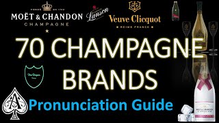 Classy Pronunciation  Famous Champagne Brands [upl. by Xela]