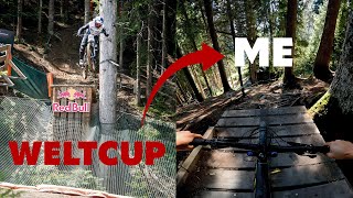 ÜBERLEBE ich den WELTCUP Track in Leogang [upl. by Eintihw]