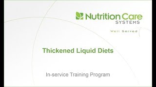 Thickened Liquid Diets [upl. by Nordek235]