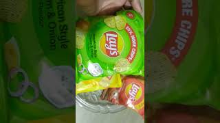 Lays chips🥳😍😍🤤shorts food [upl. by Arries]