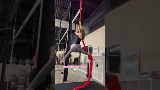 New aerial silks sequence 3 tricks  1 climb ⭐️ aerialsilks aerialsilkstricks circus circusart [upl. by Ydnor244]