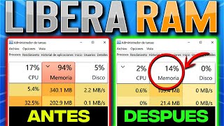 Como LIBERAR MEMORIA RAM en Windows 10  11 FPS [upl. by Latsyek]