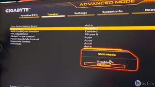 Como habilitar virtualização AMD Ryzen na BIOS TecElmo [upl. by Fransisco657]