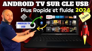 Android TV sur USB pour PC 2024 en Français nexus Player [upl. by Pulchia206]