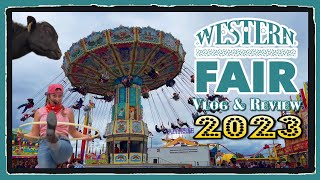 🎡 WESTERN FAIR Vlog amp Review 2023  London ON  Rides Entertainment Farm Animals Crafts amp More [upl. by Toddie]