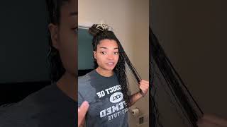 Try these things for longer healthier hair hairgrowth longhair healthyhair curlyhair [upl. by Pease]