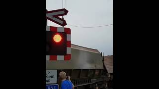 Wybournes Lane Level Crossing Kent 🚧 Trains 🛤️ Railway 🚂 LevelCrossings 🚦mp4 [upl. by Naujuj]