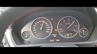 0150kmh Bmw 330d f31 MY2012 Acceleration [upl. by Helmer]