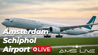 Schiphol Airport Live  Sunday 10th Mar 2024 [upl. by Adnylem]