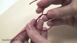 How to Knots for Bead Jewelry [upl. by Swetlana442]