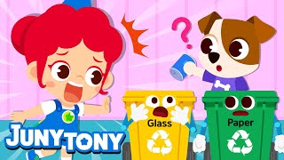 Separación de Residuos  Vamos a Reciclar  Canciones Infantiles  JunyTony en español [upl. by Emiatej]