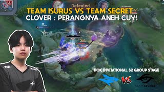 SIMULASI MARCOPOLO RANK MASTER IKUT TURNAMEN  ISURUS VS TEAM SECRET HOK INVITATIONAL S2 Game 1 [upl. by Bodrogi]