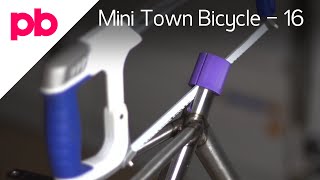 Slot Bicycle Seat Tube  Mini Town Bicycle 16 [upl. by Sadoc45]