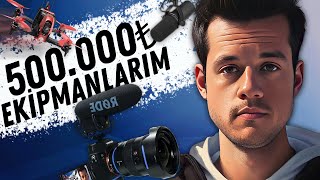 500000 TLlik YOUTUBE EKİPMANLARIM [upl. by Aon]