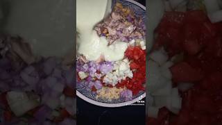 Salade 🥗 اكسبلور cooking طبخ food recipe فطور foodie cake وصفات تيكتوك [upl. by Adnarrim]