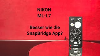 Fernbedienung MLL7 für Nikon [upl. by Stoeber]