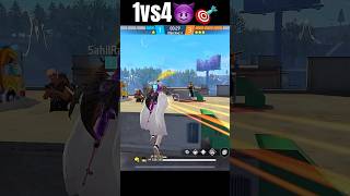 1vs4 😈situation 😱 only head 🎯 9 Bhooya stork 😱 freefire shortsfeed garenafreefire [upl. by Nivram]