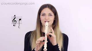 Recorder Notes Finger Chart Fingerings  How To Play Notes On The Recorder  PlayRecorderSongscom [upl. by Kalvin989]