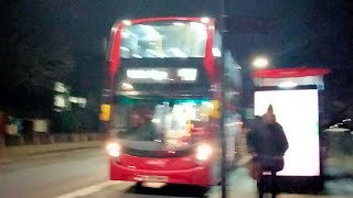 Night Journey Night Route N207 Towards Uxbridge Station [upl. by Kwapong143]