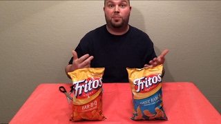 Food Review New Classic Ranch amp BBQ Fritos Corn Chips [upl. by Elokcin]